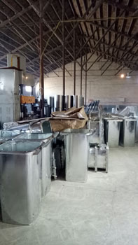 鐵垃圾桶果皮箱生產線