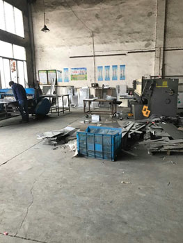 鐵垃圾桶果皮箱生產線