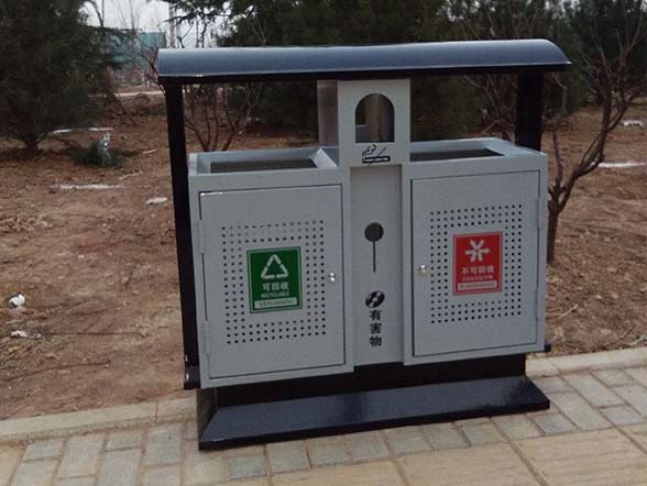 分類果皮箱在淄博市張店區